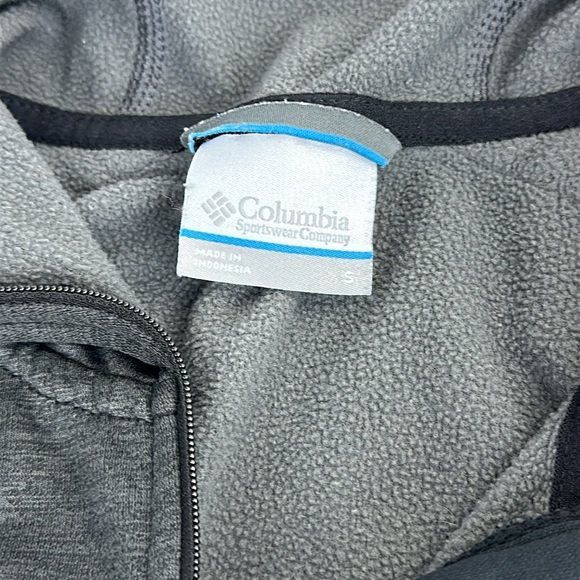 Columbia Women’s Hoodie Jacket. Size Small. Heathered Charcoal Gray. Zip Front. - Picture 7 of 13